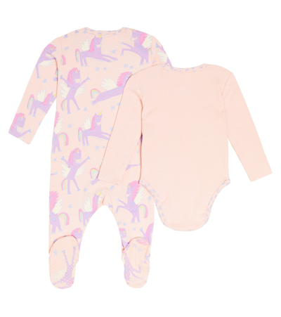 Stella Mccartney Baby Set Aus Strampler Und Body Aus Baumwolle In Pink