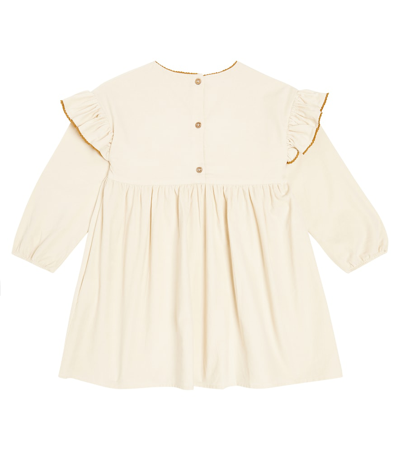 Louise Misha Besticktes Kleid Illia Aus Cord In Neutrals