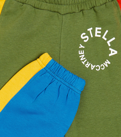 Shop Stella Mccartney Patterned Cotton-blend Pants In Brown