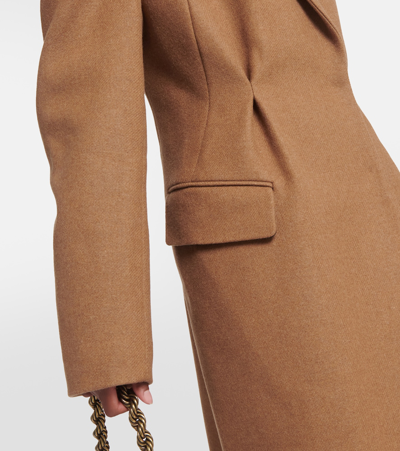 Dries Van Noten Wool-blend Coat In Beige