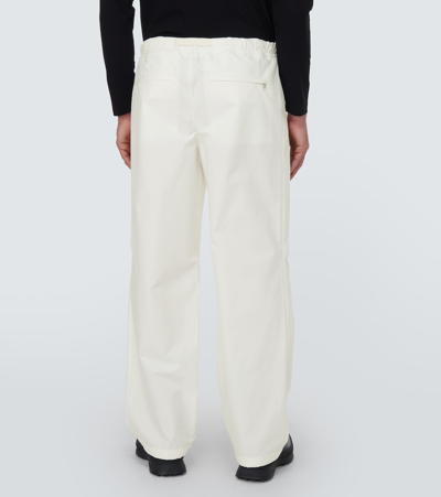 Jil Sander Cargo Trousers Adjustable Belt In White