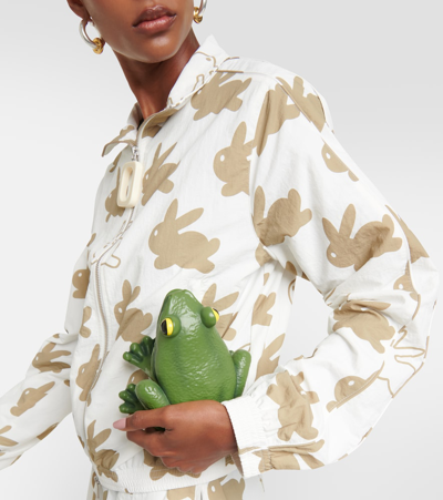 Jw Anderson Frog Clutch Bag In Green