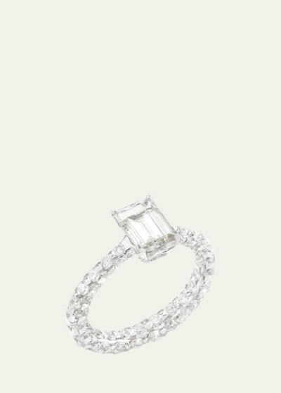Shop Boghossian White Gold Merveilles Ring With Diamonds
