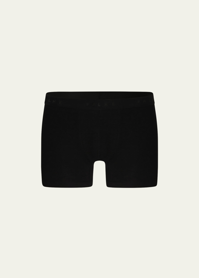 Shop Falke Men's Outlast Cotton-stretch Boxer Briefs In Black