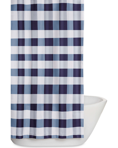 Shop Truly Soft Everyday Buffalo Plaid Navy Shower Curtain