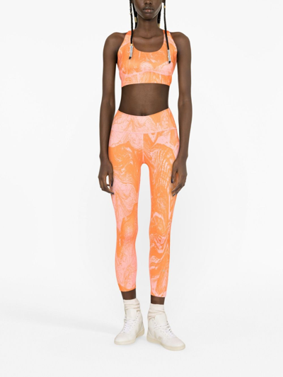Shop Adidas By Stella Mccartney Truepurpose 7/8 Leggings In Orange