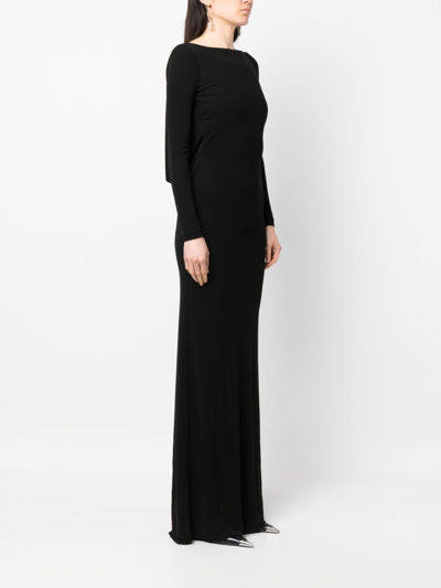 Shop Dsquared2 Chain-link Sheath Dress In Black