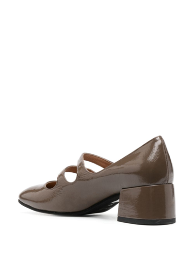 Roberto Festa Helena Pumps In Taupe Leather In Brown