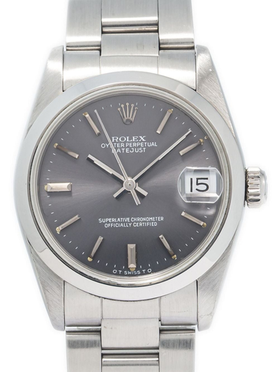 Pre-owned Rolex 1976  Datejust 31mm In Grey