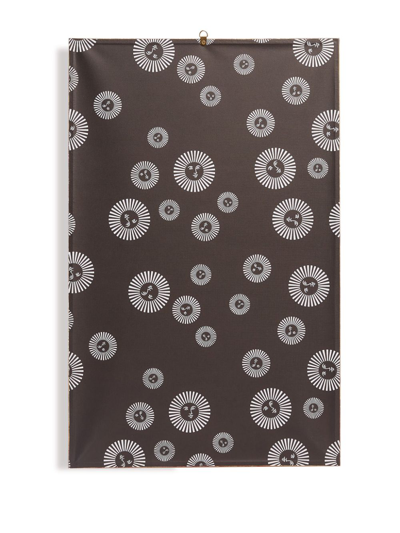 Fornasetti Lux Gstaad Wooden Panel In Purple
