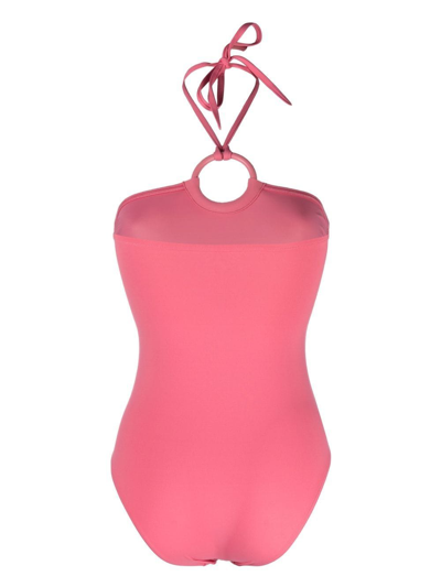 Shop Eres Juanita Ring-embellished Swimsuit In Pink