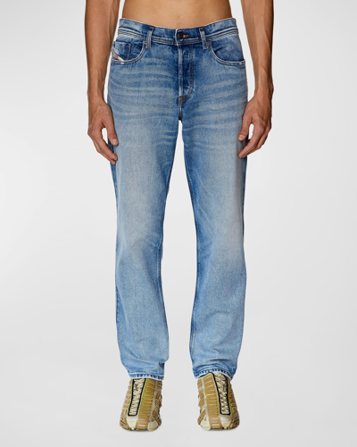 Shop Diesel Men's 2023 D-finitive L.32 Light Wash Stretch Denim Jeans