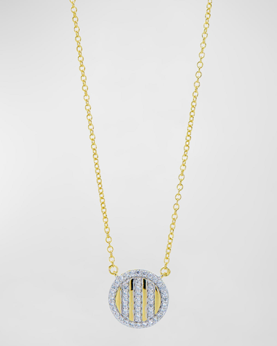 Shop Freida Rothman Illuminating Small Pendant Necklace In Gold And Silver