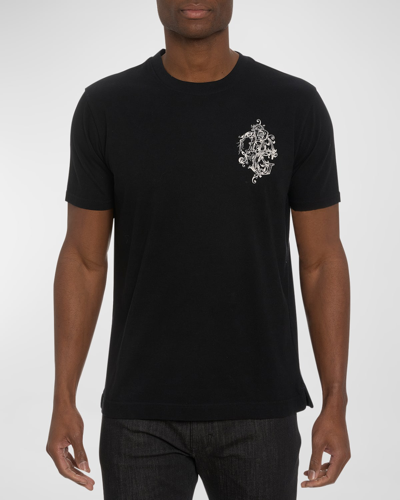 Shop Robert Graham Men's Rg Splash Graphic T-shirt In Black