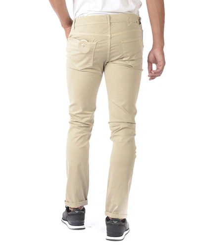 Shop Daniele Alessandrini Jeans Trouser In Beige