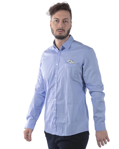 Shop Daniele Alessandrini Shirt In Light Blue