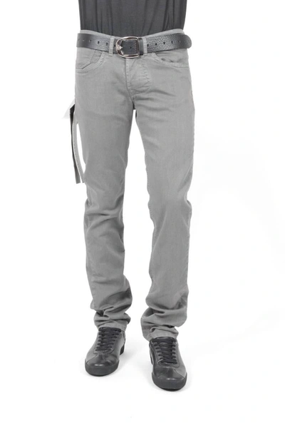 Shop Daniele Alessandrini Jeans Trouser In Grey