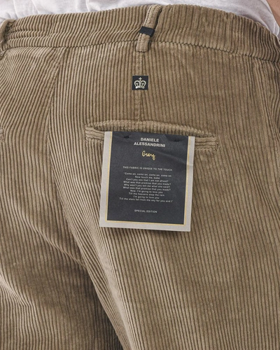 Shop Daniele Alessandrini Jeans Trouser In Beige