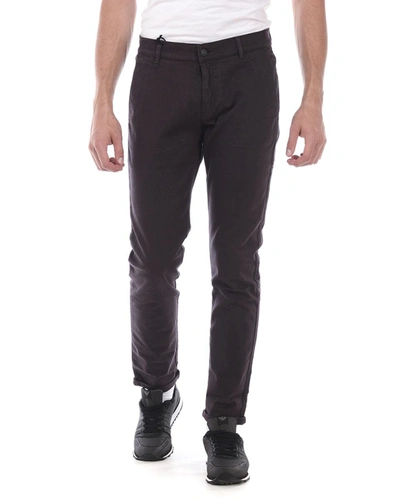 Shop Daniele Alessandrini Jeans Trouser In Wine