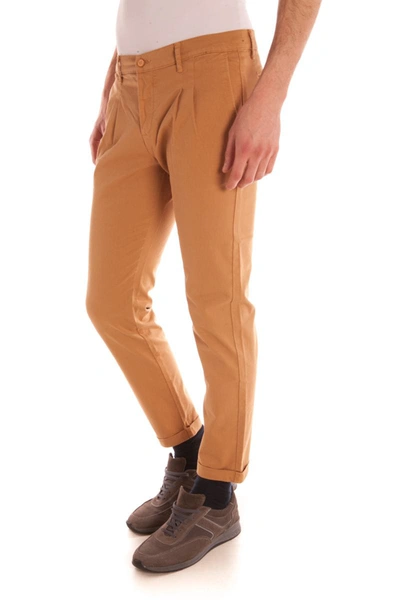 Shop Daniele Alessandrini Jeans Trouser In Beige