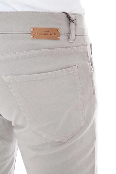 Shop Daniele Alessandrini Jeans Trouser In Beige