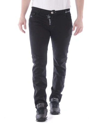 Shop Daniele Alessandrini Jeans Trouser In Black