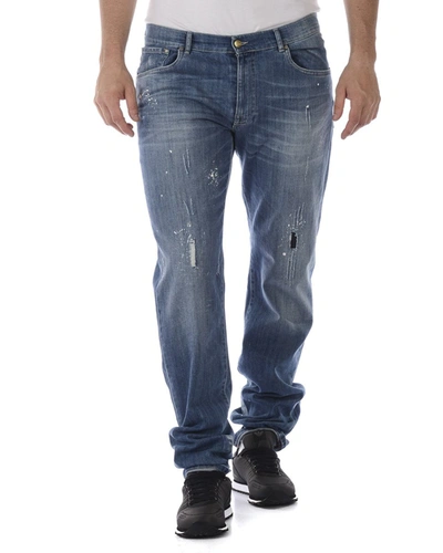 Shop Daniele Alessandrini Jeans In Denim