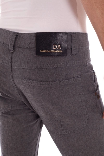 Shop Daniele Alessandrini Jeans Trouser In Grey