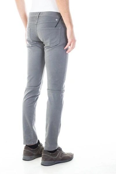 Shop Daniele Alessandrini Jeans Trouser In Grey