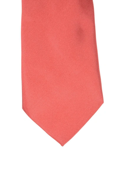 Shop Daniele Alessandrini Tie Stripes In Red