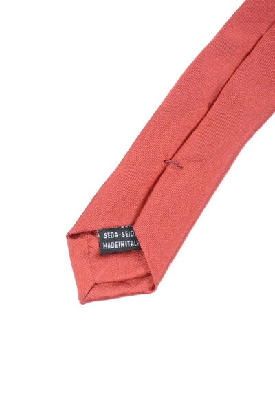 Shop Daniele Alessandrini Tie Stripes In Red