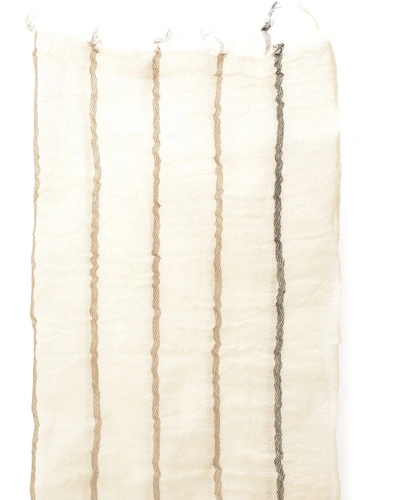 Shop Fendi Scarf Scarves Foulard In White