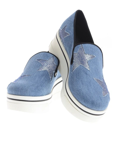 Shop Stella Mccartney Moccasin Shoes In Blue