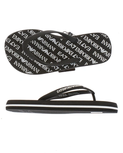 Shop Ea7 Emporio Armani  Shoes Sandal In Black