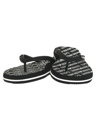 Shop Ea7 Emporio Armani  Shoes Sandal In Black