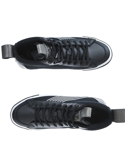 Shop Ea7 Emporio Armani Ankle Boots Sneaker In Black