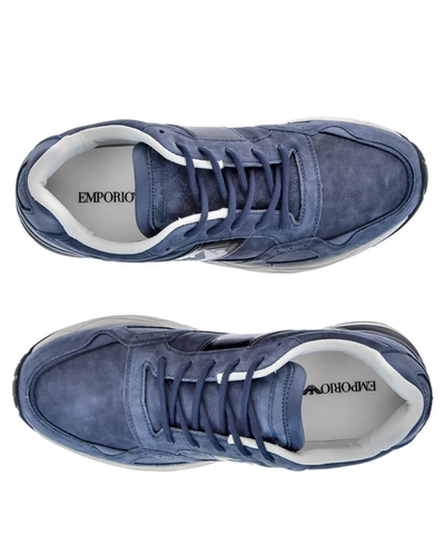 Shop Emporio Armani Shoes In Blue