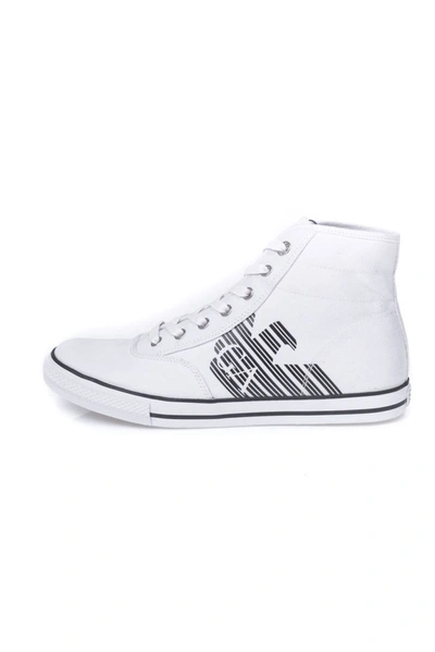 Shop Ea7 Emporio Armani  Ankle Boots Sneaker In White