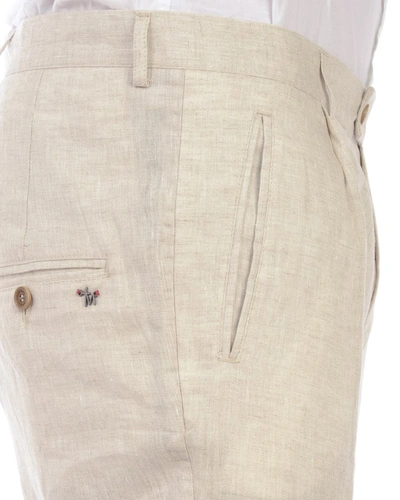 Shop Daniele Alessandrini Jeans Trouser In Beige