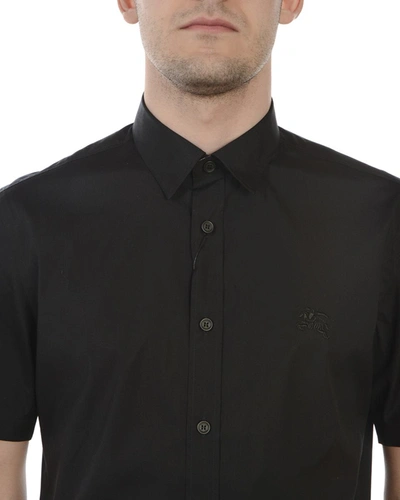 Shop Burberry Shirt In Black