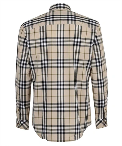 Shop Burberry Shirt In Beige