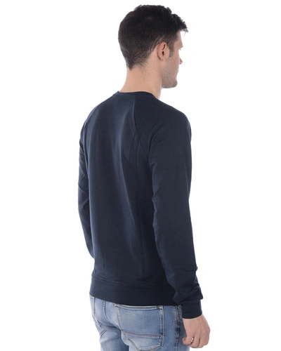 Shop Emporio Armani Underwear Sweatshirt Hoodie In Blue