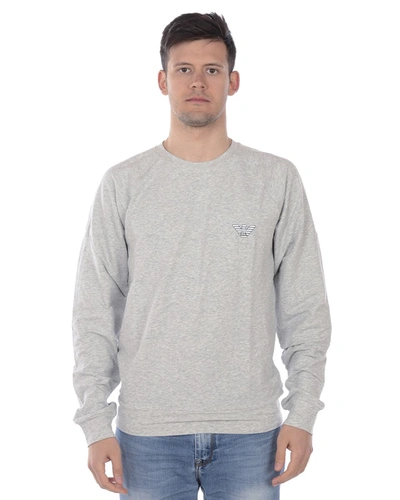 Shop Emporio Armani Underwear Sweatshirt Hoodie In Grey