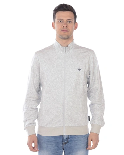 Shop Emporio Armani Ea7  Sweatshirt Hoodie In Grey