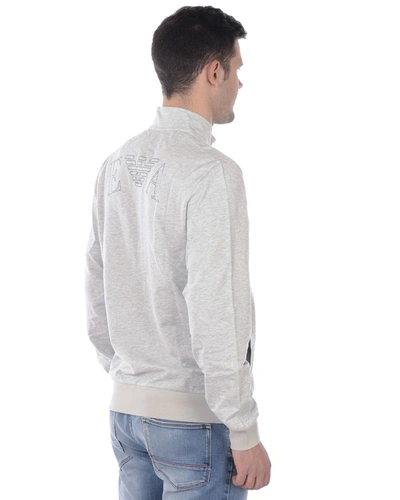 Shop Emporio Armani Ea7  Sweatshirt Hoodie In Grey