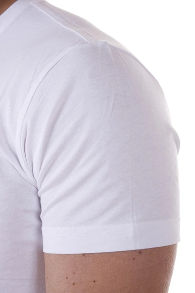 Ea7 Man T-shirt White Size 3xl Cotton In White