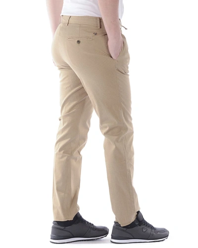 Shop Daniele Alessandrini Jeans Trouser In Beige