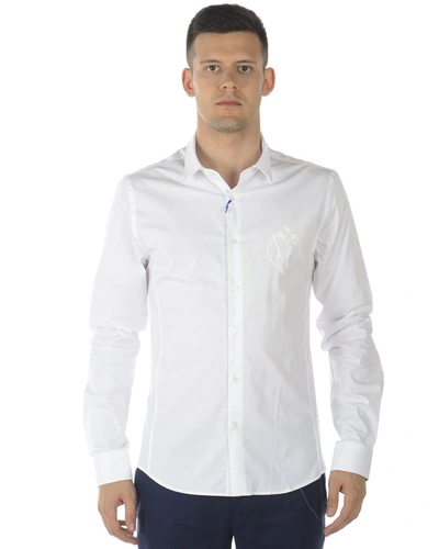 Shop Versace Jeans Shirt In White