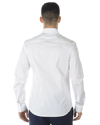 Shop Versace Jeans Shirt In White