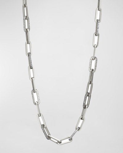 Shop Freida Rothman Coastal Chain Layering Link Necklace In Sterling Silver